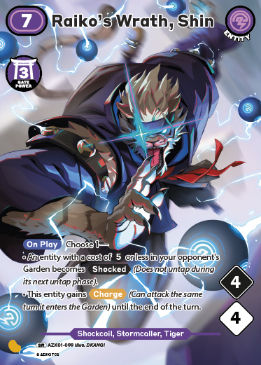 Raiko's Wrath, Shin