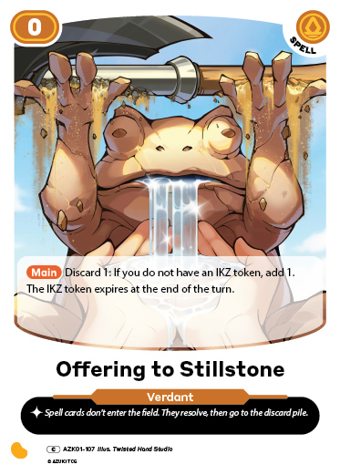 Offering to Stillstone