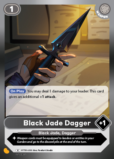 Black Jade Dagger (Starter Deck 1)