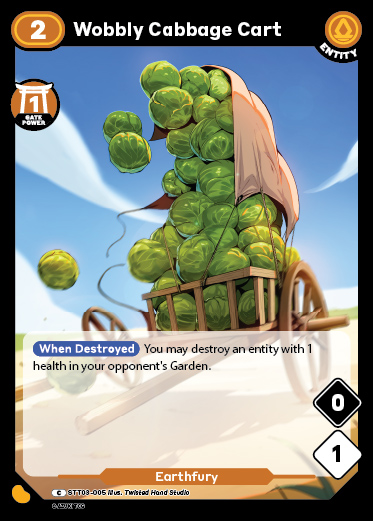 Wobbly Cabbage Cart (Starter Deck 3)