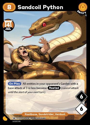 Sandcoil Python (Starter Deck 3)