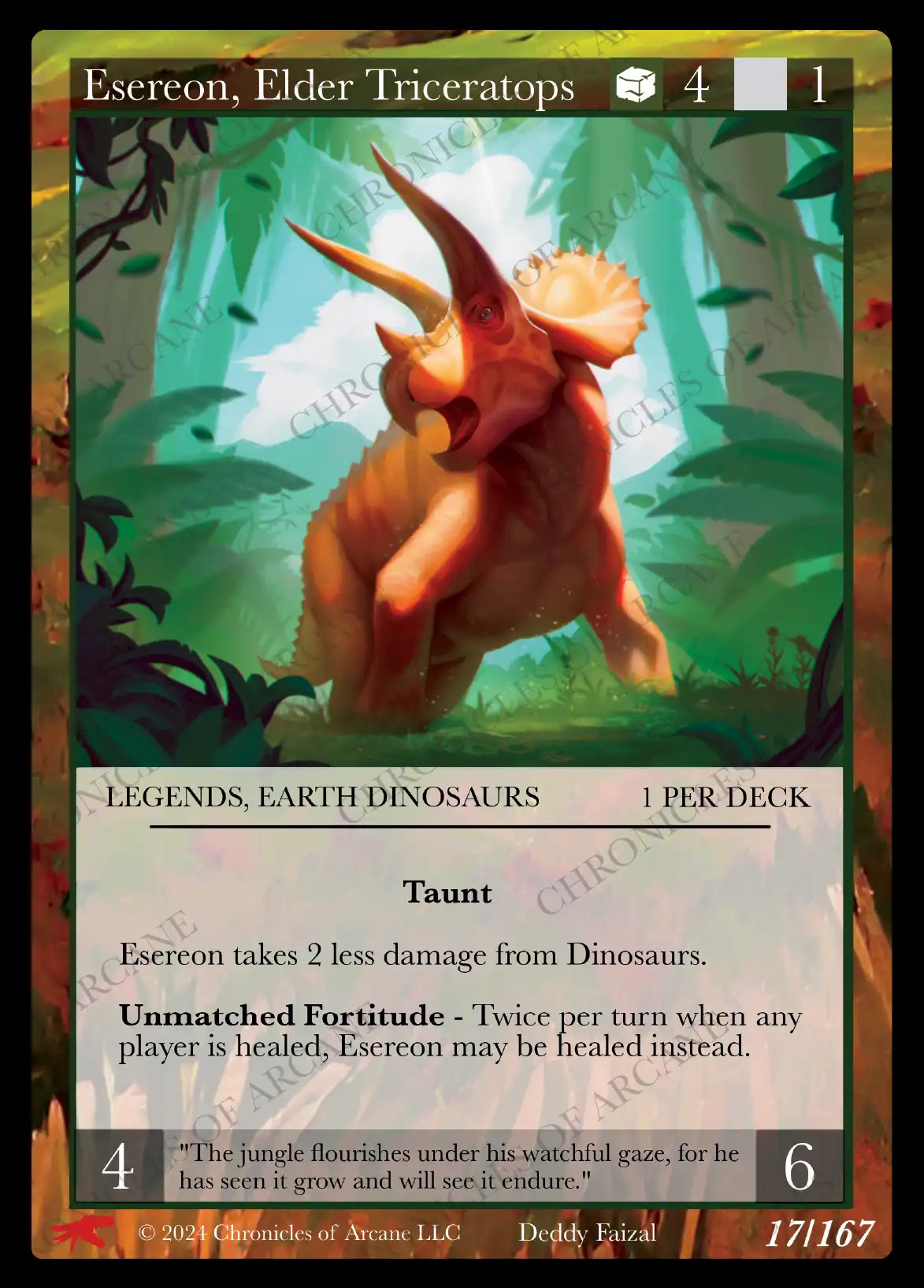 Esereon, Elder Triceratops