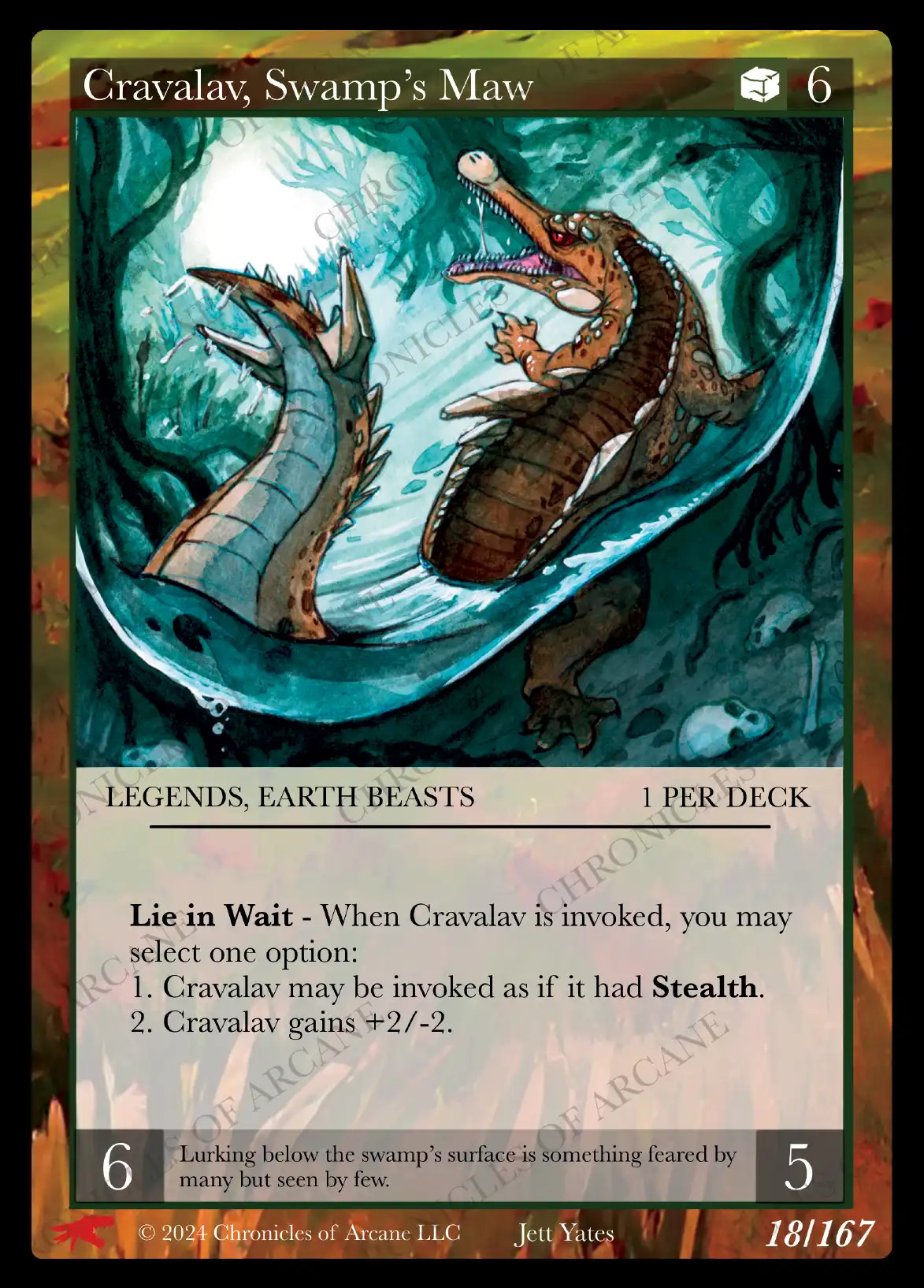 Cravalav, Swamp's Maw