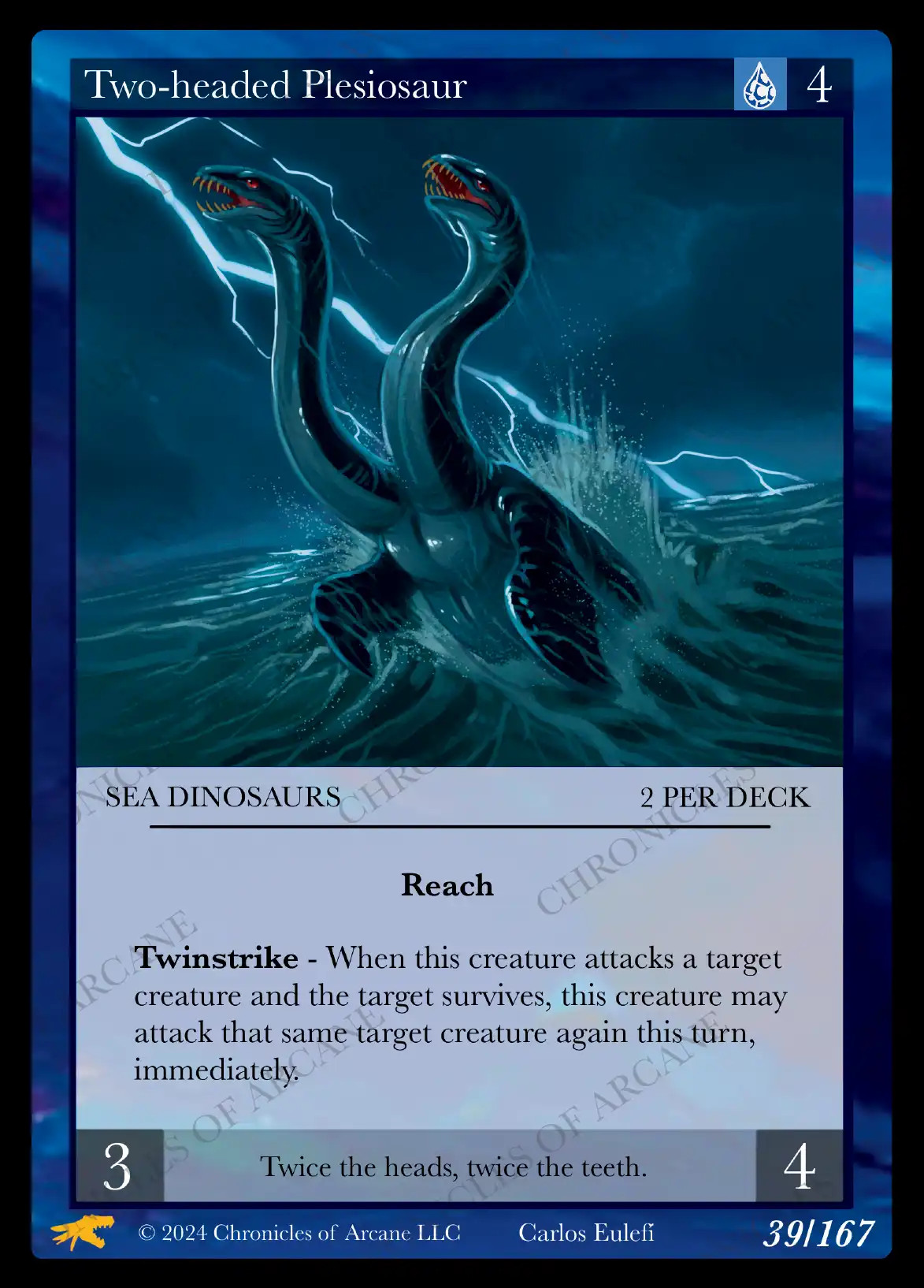 Two-headed Plesiosaur