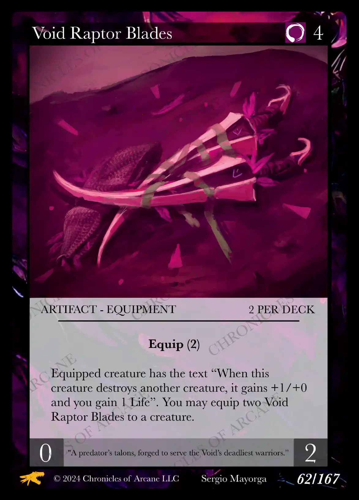 Void Raptor Blades
