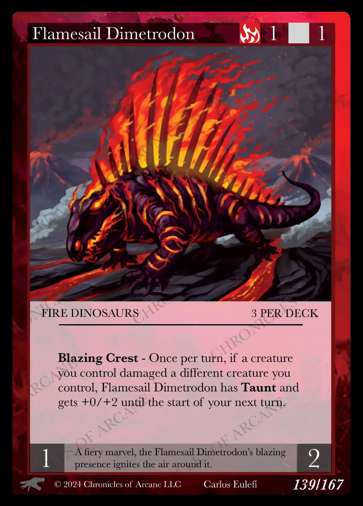 Flamesail Dimetrodon