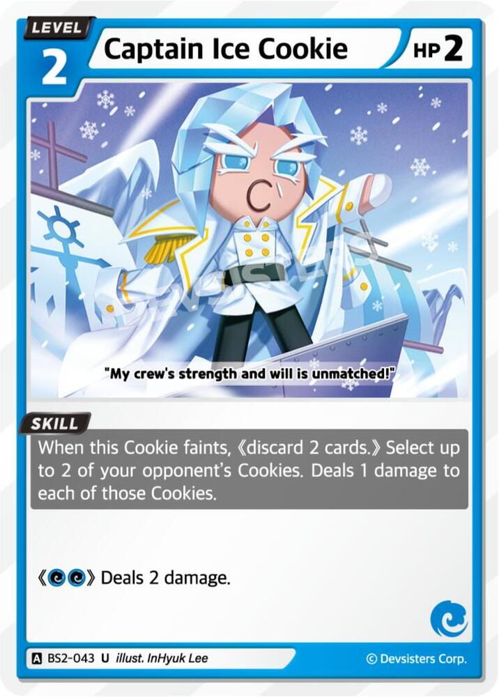 Captain Ice Cookie