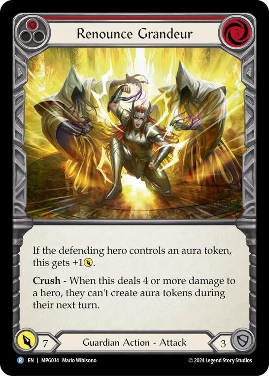 Renounce Grandeur