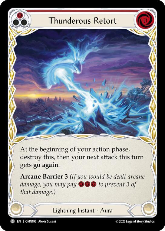 Thunderous Retort (Red)