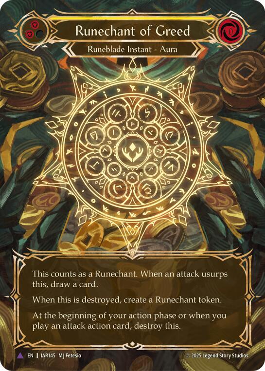 Runechant of Greed (Yellow)(Marvel)