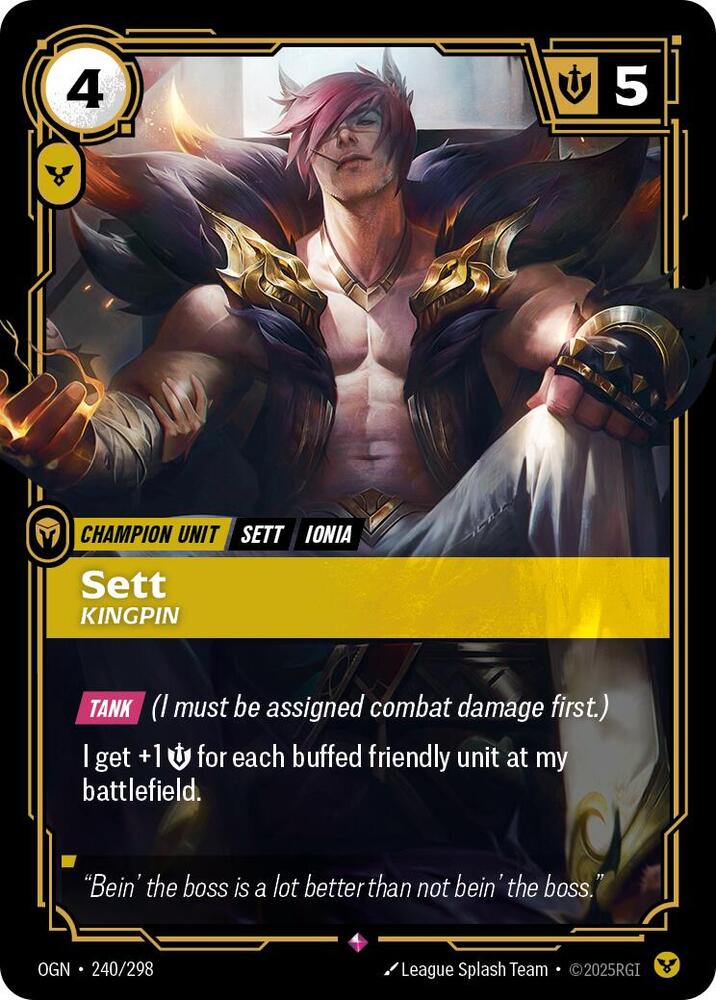 Sett - Kingpin (Alternate Art)