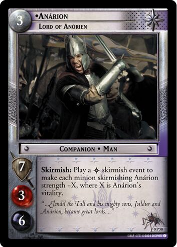 Anárion (Lord of Anórien)