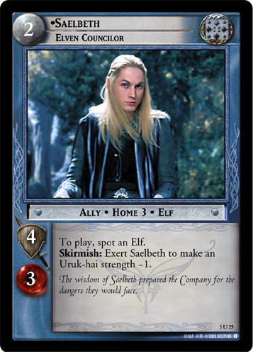 Saelbeth, Elven Councilor