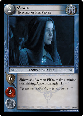 Arwen, Evenstar of Her People