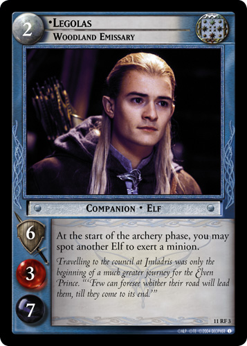 Legolas, Woodland Emissary (F)