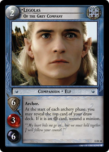 Legolas, Of the Grey Company