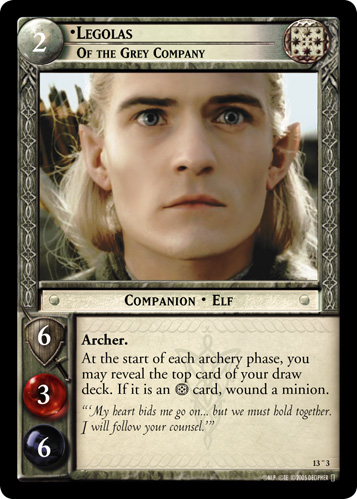 Legolas, Of the Grey Company (O)