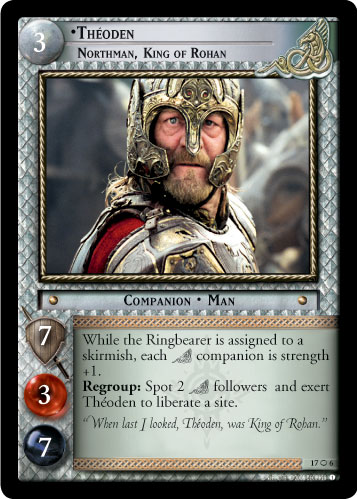 Theoden, Northman, King of Rohan (O)