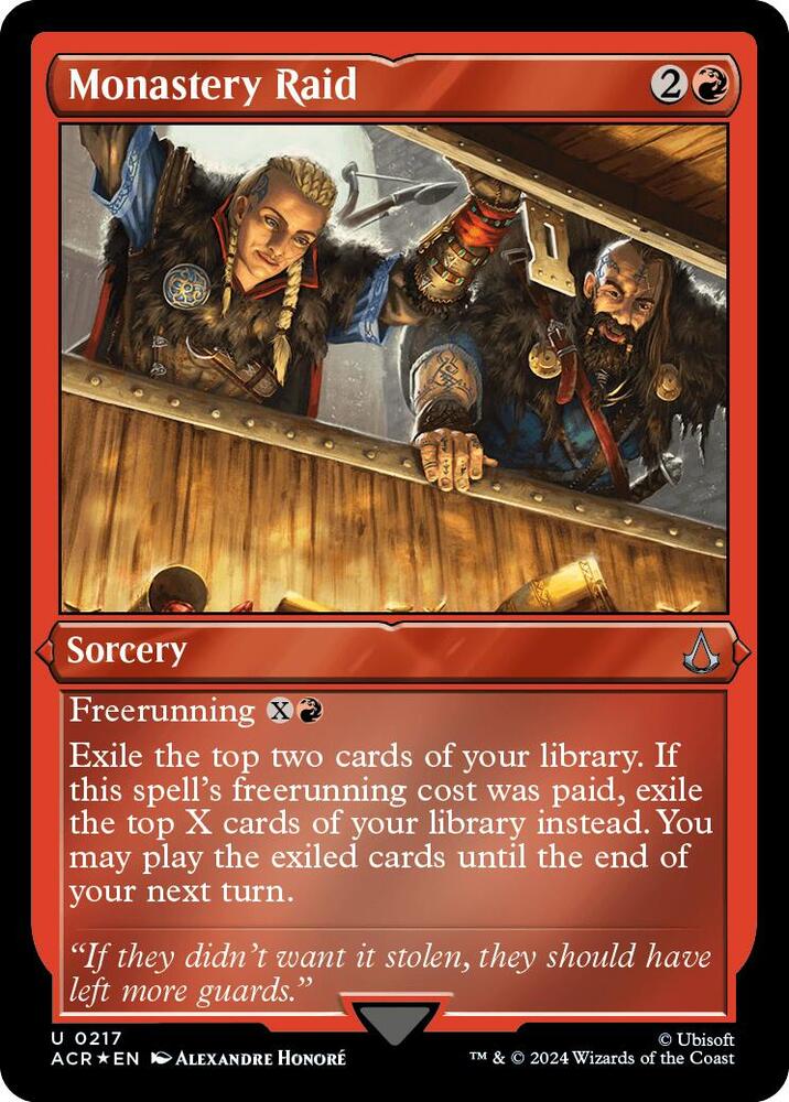 Monastery Raid (Foil Etched)