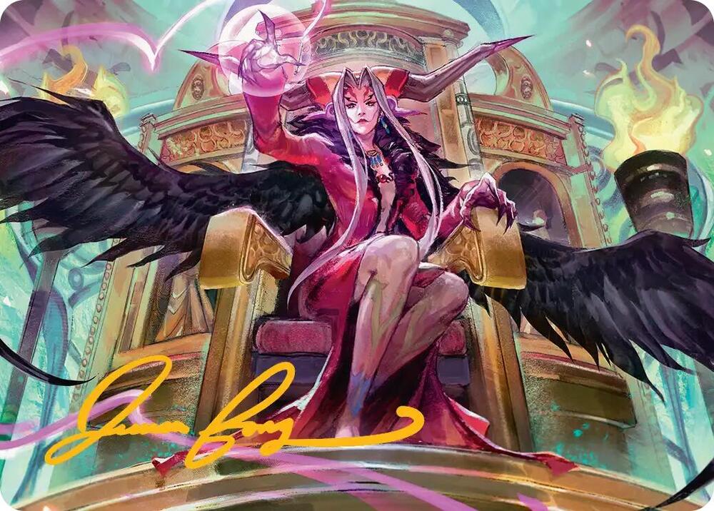 Sorceress's Schemes Art Card (Gold Stamped)