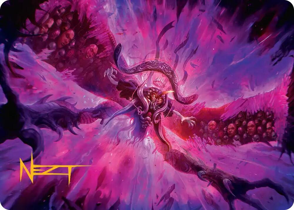 Hades, Sorcerer of Eld Art Card (Gold Stamped)