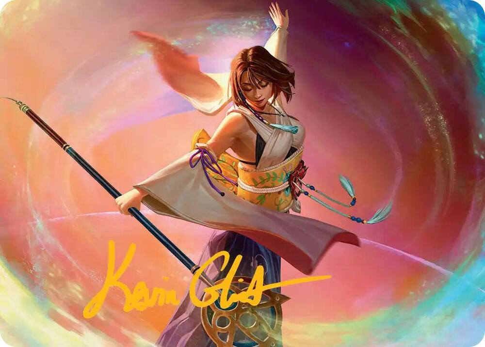Yuna, Grand Summoner Art Card (Gold Stamped)