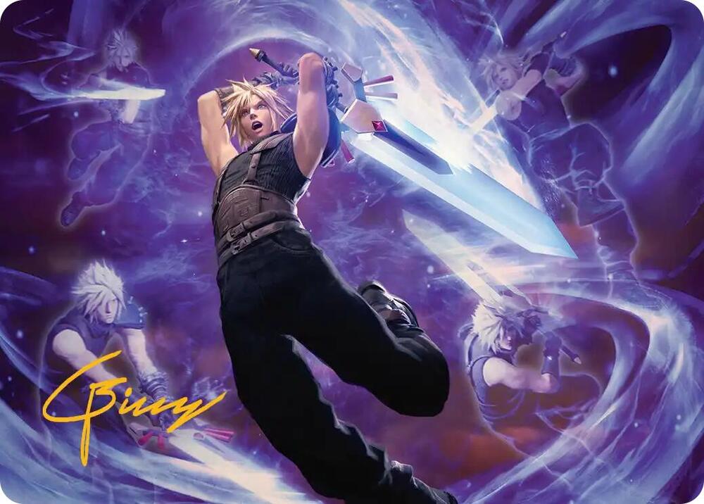 Cloud's Limit Break Art Card (Gold Stamped)