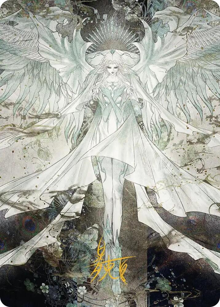 Hydaelyn, the Mothercrystal Art Card (Gold Stamped)