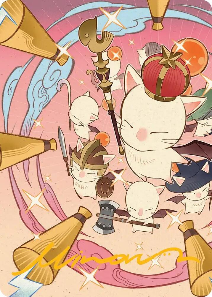 Summon: Good King Mog XII Art Card (Gold Stamped)