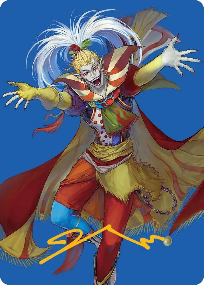 Kefka, Court Mage Art Card (Gold Stamped)