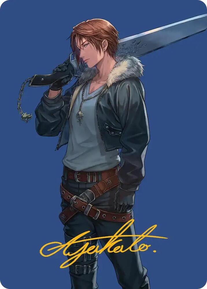 Squall, SeeD Mercenary Art Card (Gold Stamped)