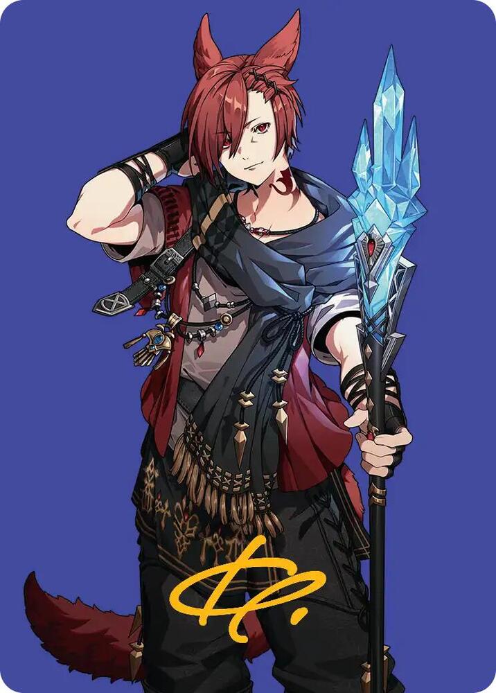 G'raha Tia, Scion Reborn Art Card (Gold Stamped)