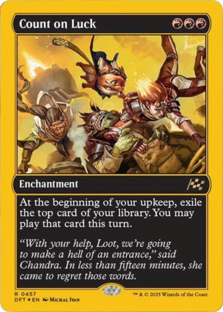 Count on Luck (First-Place Foil)