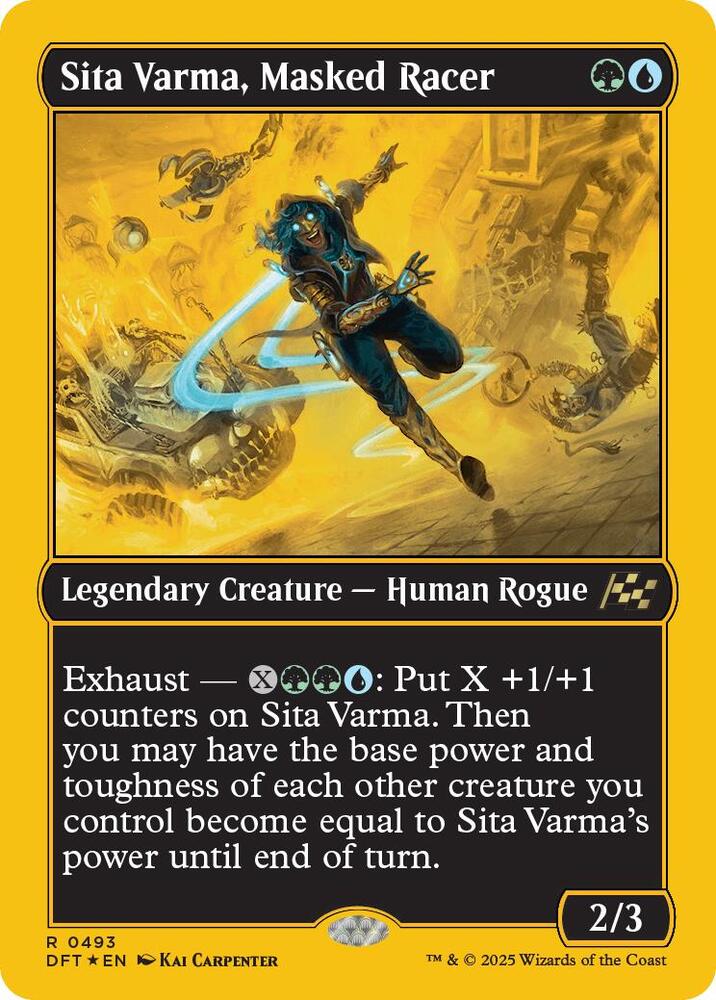Sita Varma, Masked Racer (First-Place Foil)
