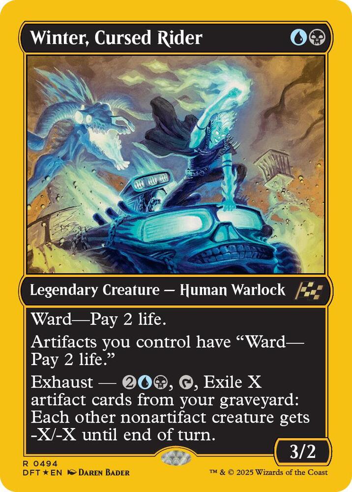 Winter, Cursed Rider (First-Place Foil)