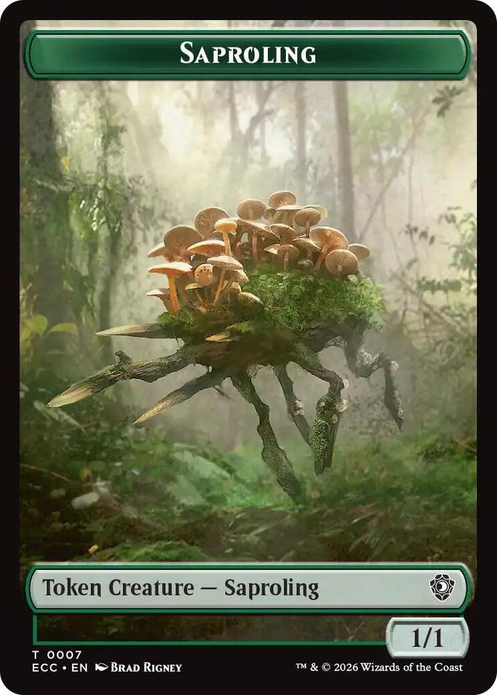 Saproling // Scarecrow Double-Sided Token Front