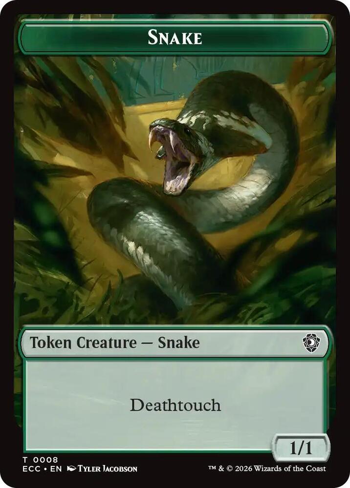 Snake // Scarecrow Double-Sided Token Front
