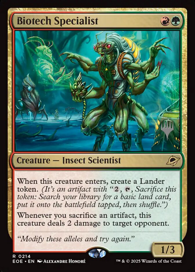 Biotech Specialist (Promo)