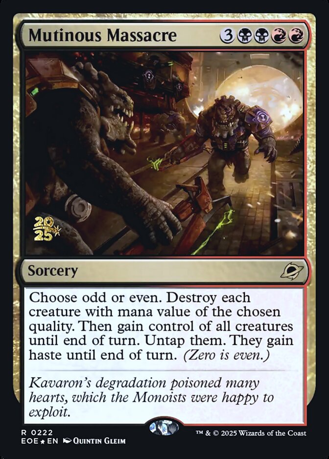 Mutinous Massacre (Prerelease)