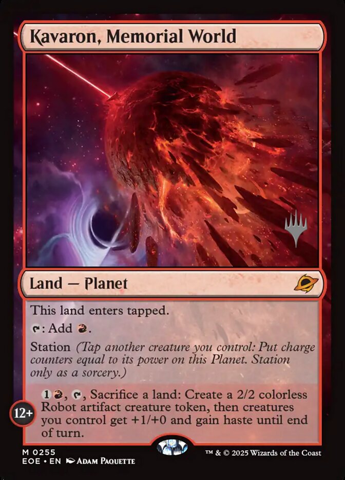Kavaron, Memorial World (Promo)