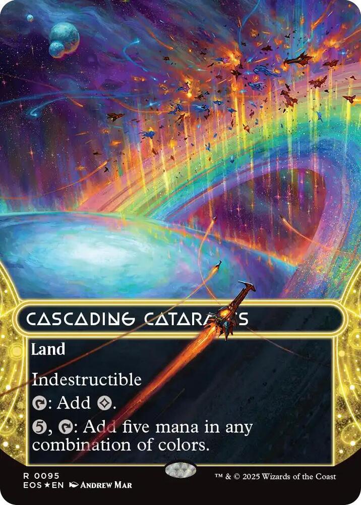 Cascading Cataracts (Borderless) (Galaxy Foil)