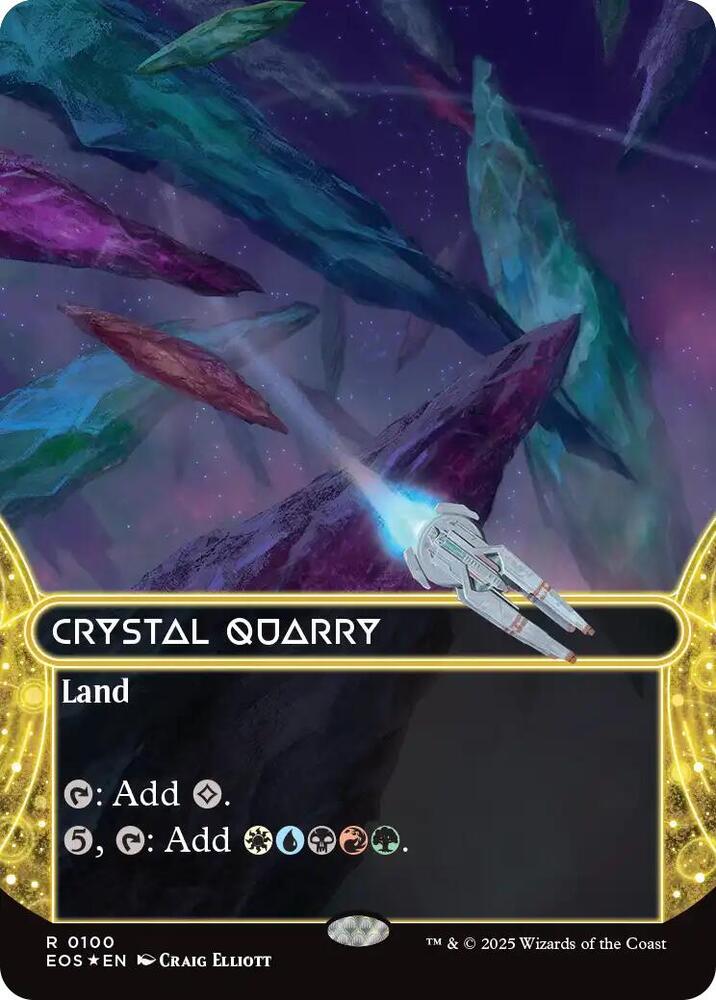Crystal Quarry (Borderless) (Galaxy Foil)