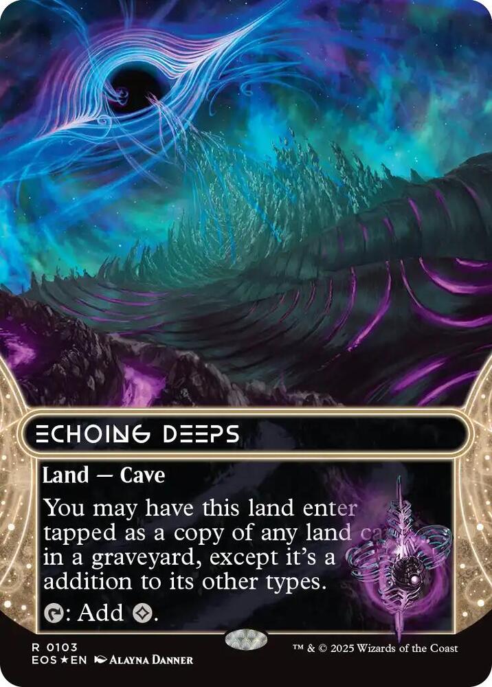 Echoing Deeps (Borderless) (Galaxy Foil)