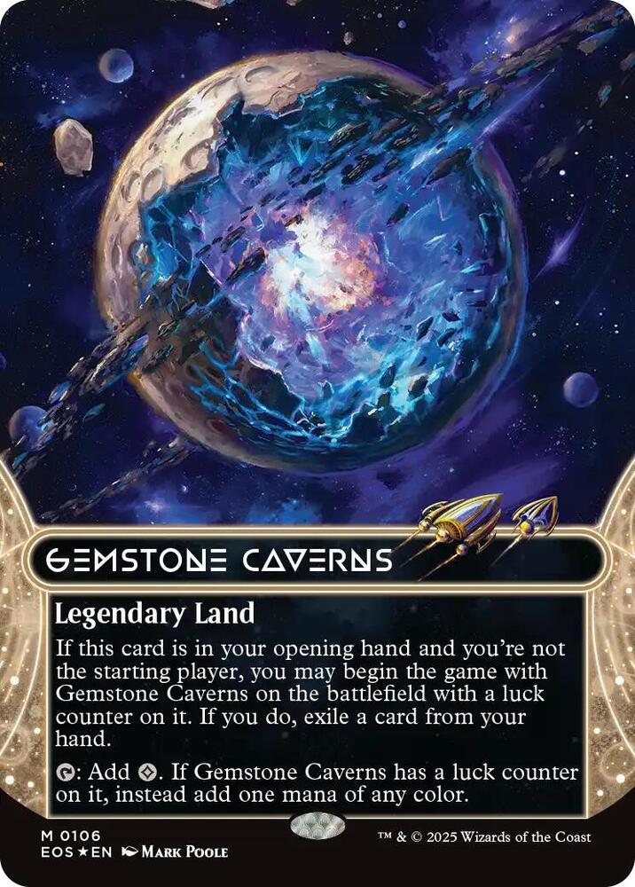 Gemstone Caverns (Borderless) (Galaxy Foil)