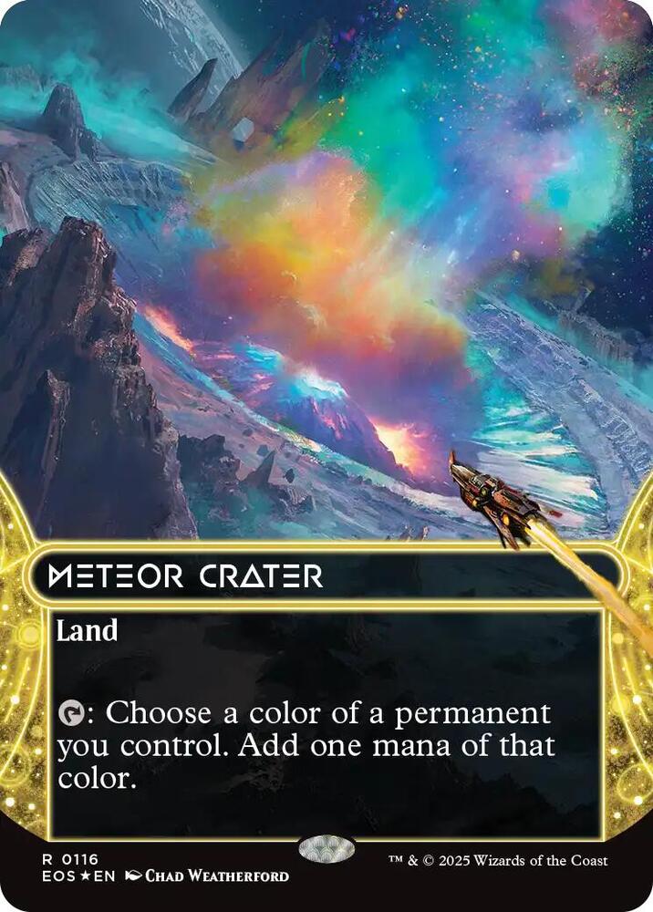 Meteor Crater (Borderless) (Galaxy Foil)