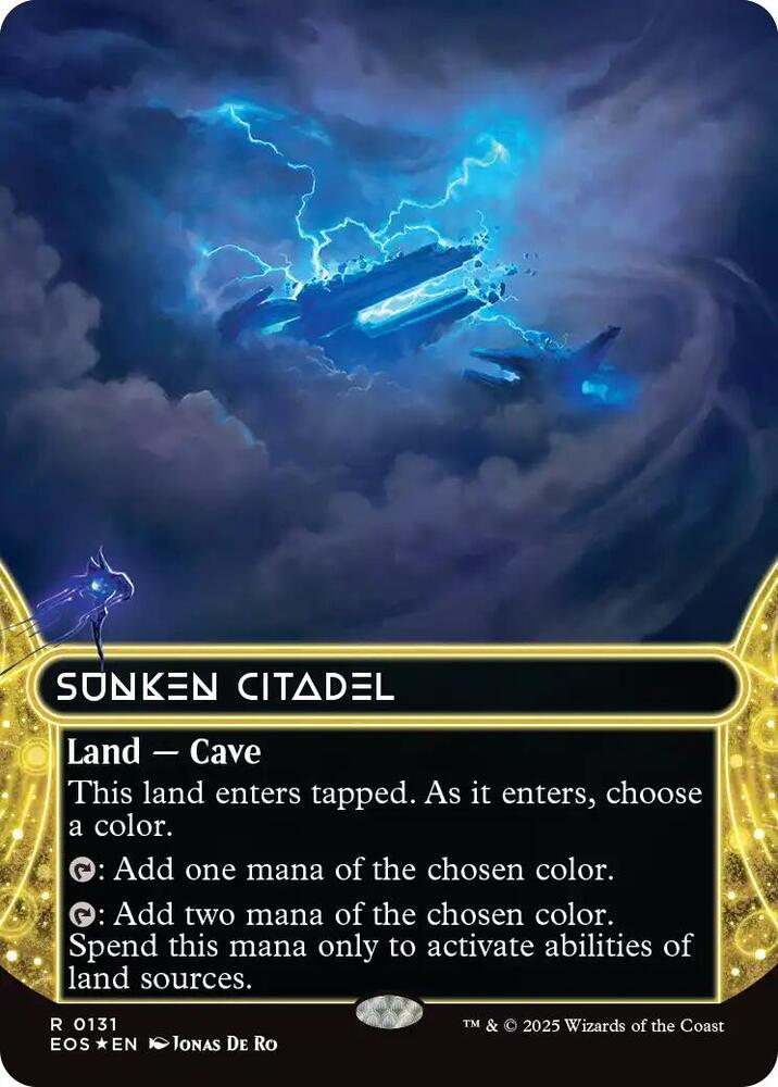 Sunken Citadel (Borderless) (Galaxy Foil)