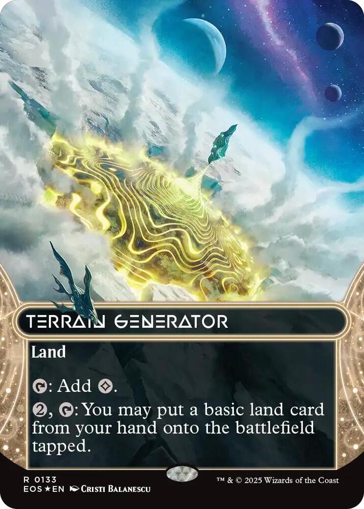 Terrain Generator (Borderless) (Galaxy Foil)