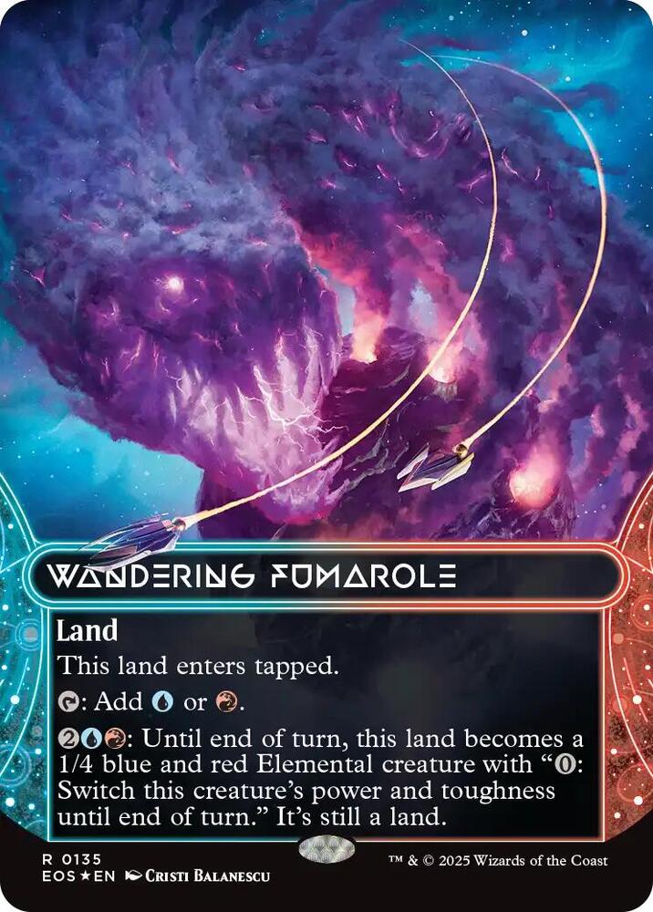 Wandering Fumarole (Borderless) (Galaxy Foil)