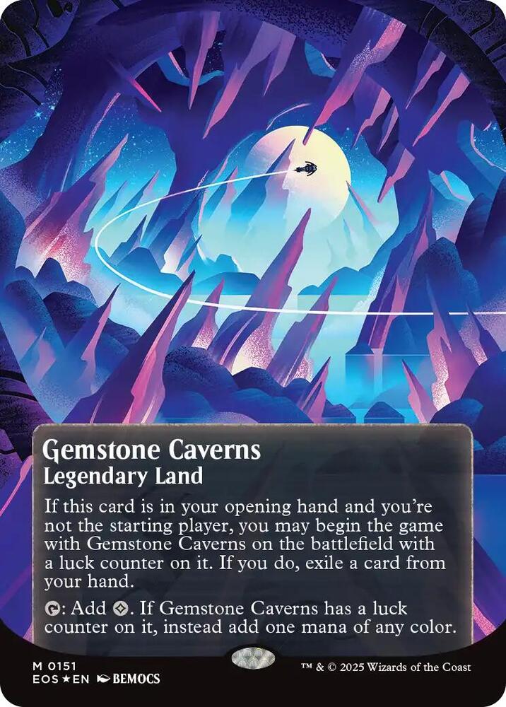 Gemstone Caverns (Borderless) (Galaxy Foil)