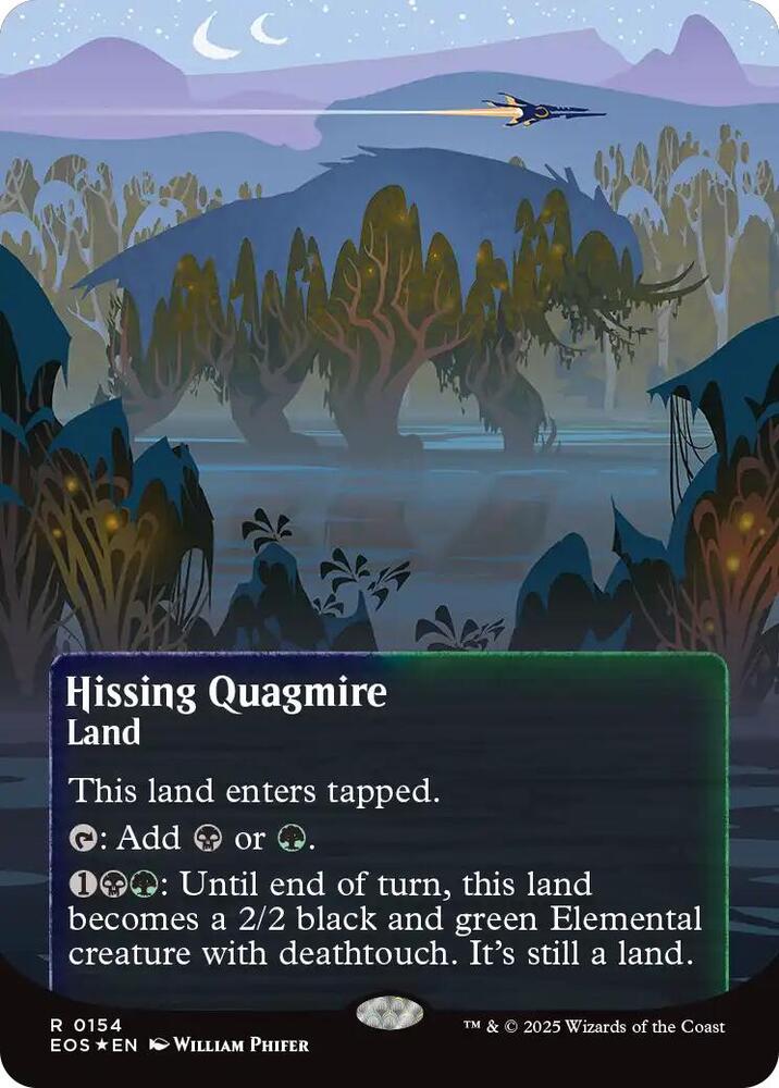 Hissing Quagmire (Borderless) (Galaxy Foil)